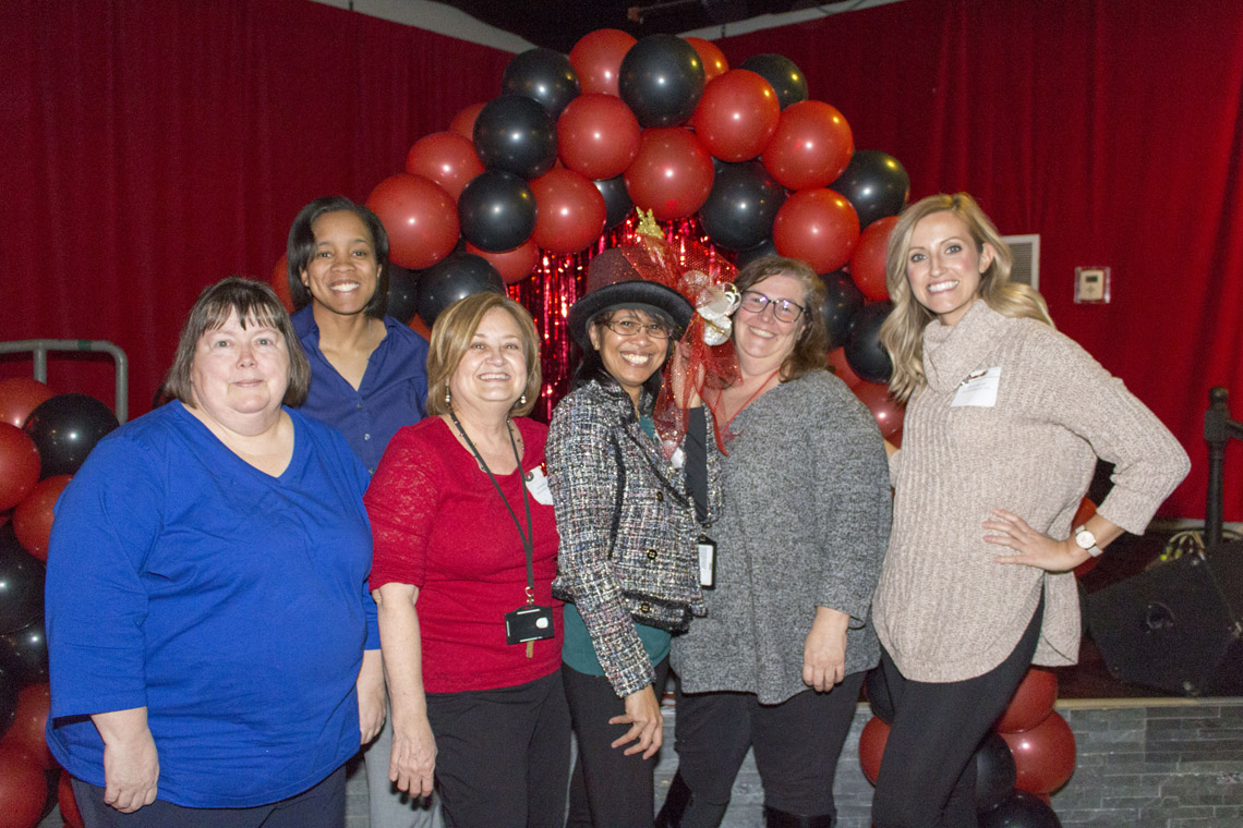 Photo from the holiday party for Office of Comptroller Darlene Green's staff
