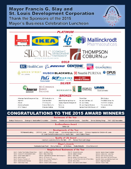 Thank You to Our Sponsors and Award Recipients