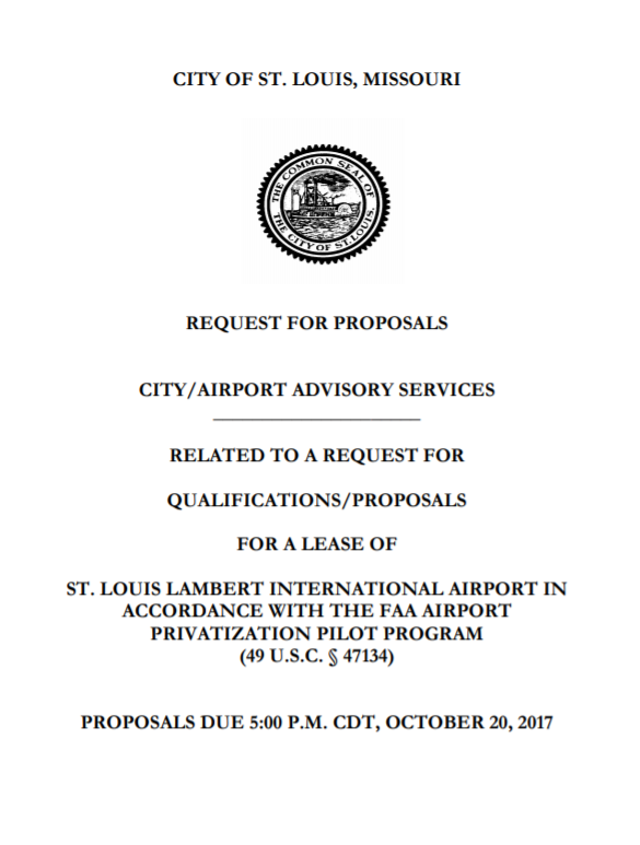 Airport RFP Cover