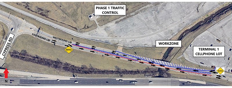 PHASE 1 STL Work on LIB Coldwater Creek Bridge