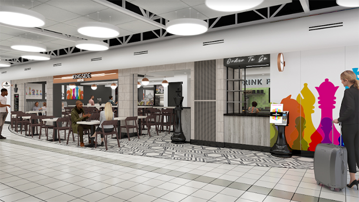 concept of STL’s Kingside Diner Concourse C location