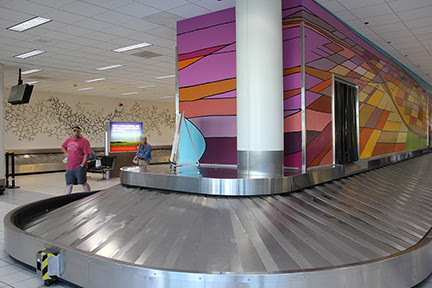 New Murals Greet Passengers at Terminal 2 Baggage Claim