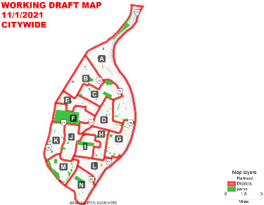 Proposed new district map 1-11-2021