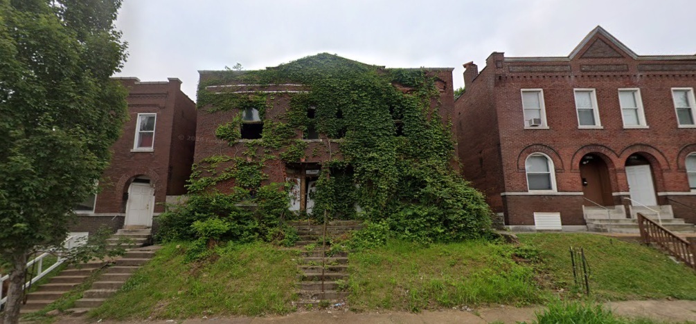 2908 Keokuk pictured on Google Street view in June 2025 2908 Keokuk pictured on Google Street view in June 2025