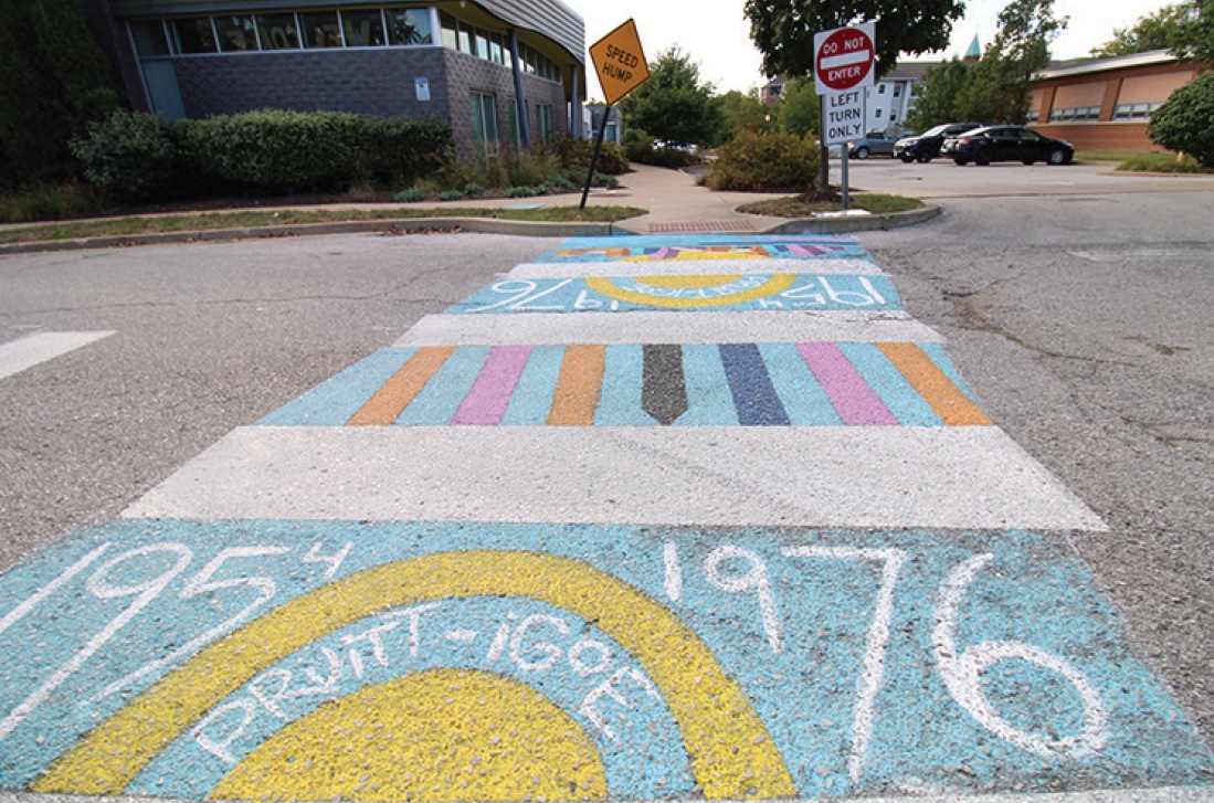Choice crosswalk art Choice crosswalk art