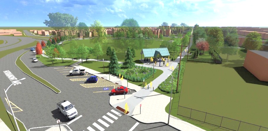 Gwen B Giles Park Gwen B Giles Park 3d rendering of renovations