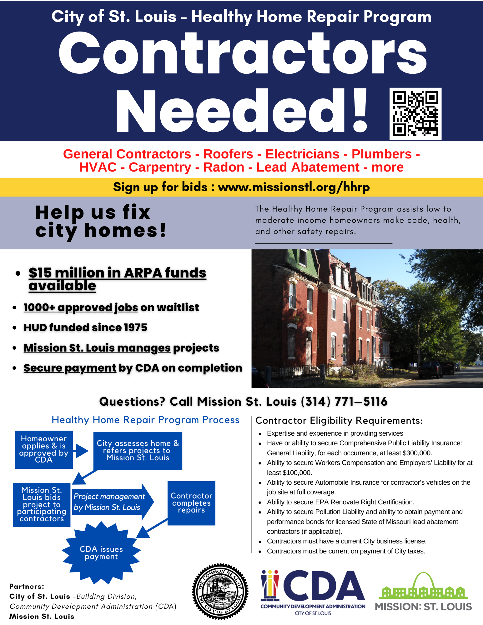 Home Repairs Recruitment Flyer 