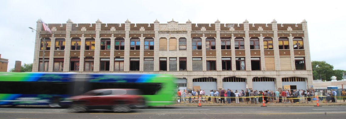 Grandview Arcade at Grand and Gravois. 