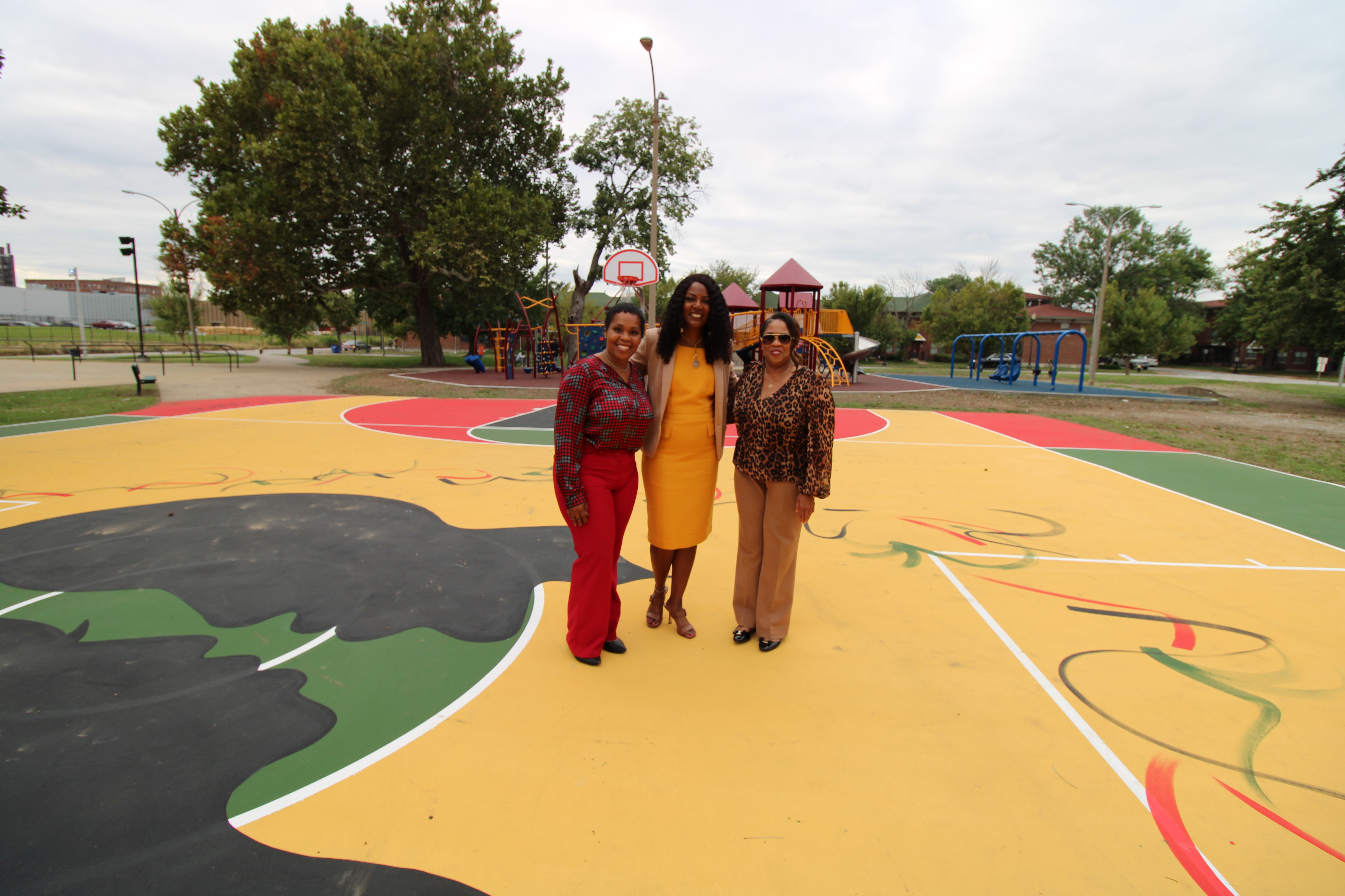 Choice Basketball Court Loretta Hall Park