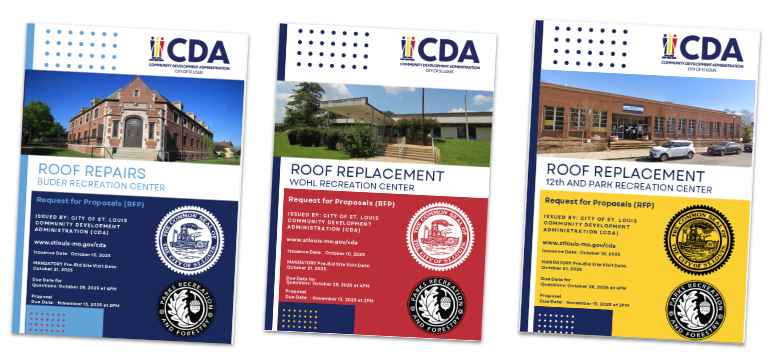 CDA Seeks Bids for Roof Repairs and Replacements at Three Recreation Centers