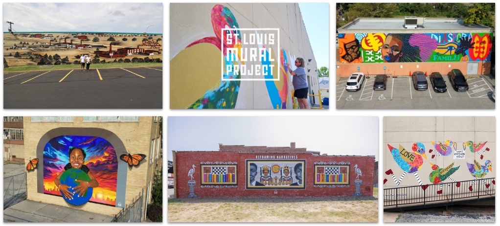 STL Mural Project Six STL Mural Project murals