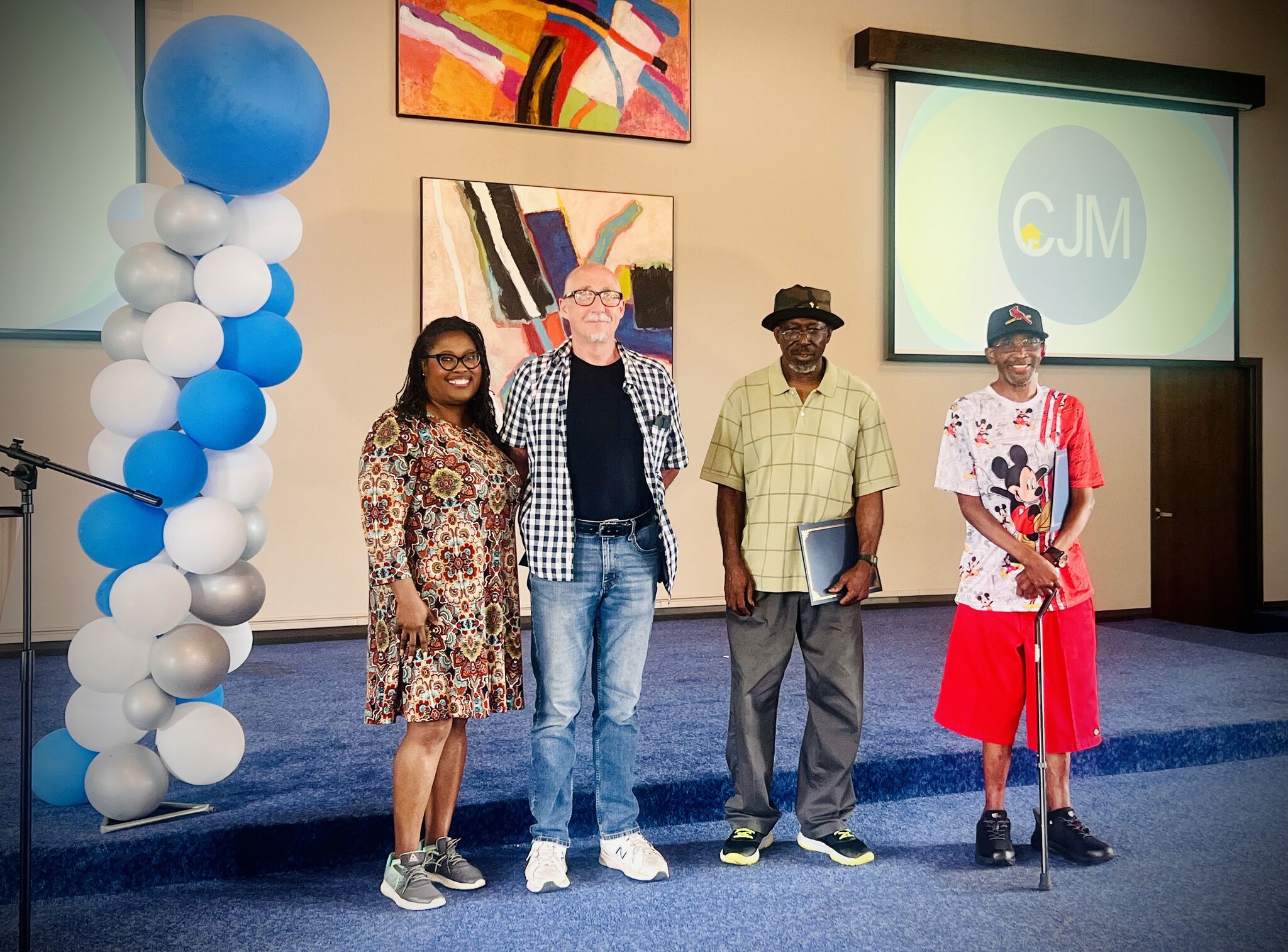 Graduates of the Foundations First Housing program celebrating their completion of the program.