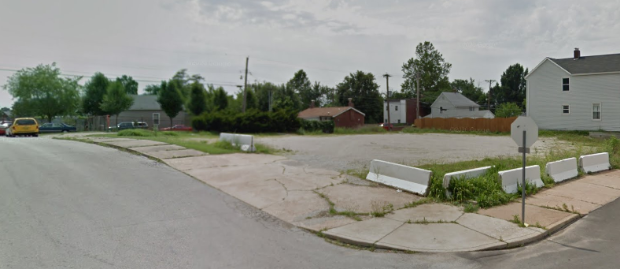 3506 Morgan Ford Road prior to new in-fill home construction. 