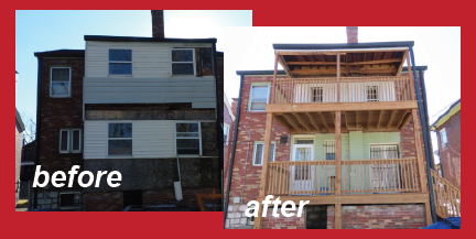 Home Repair Deck Before and After Home Repair Deck Before and After