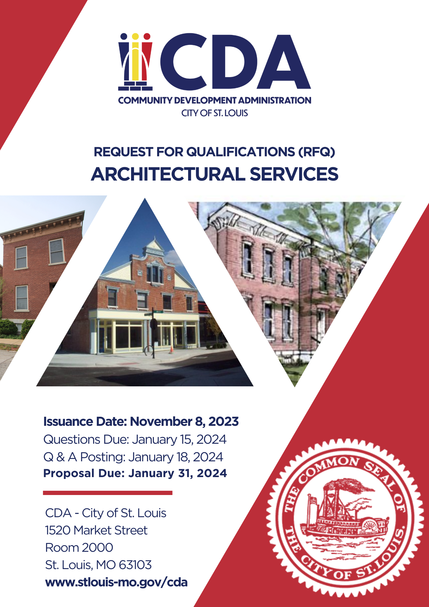 Architectural Services  RFP cover
