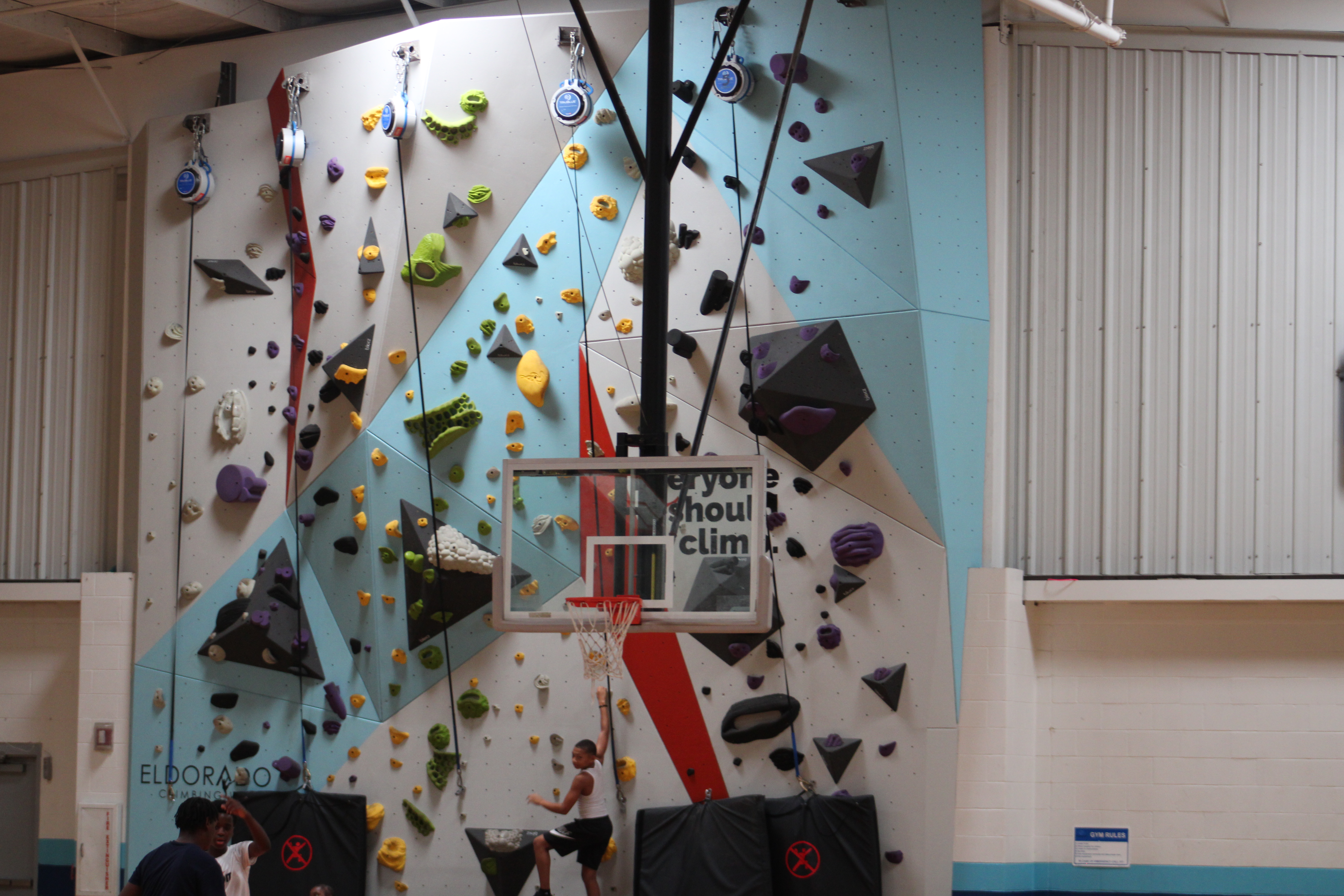 Rock Climbing wall at Herbert Hoover Club