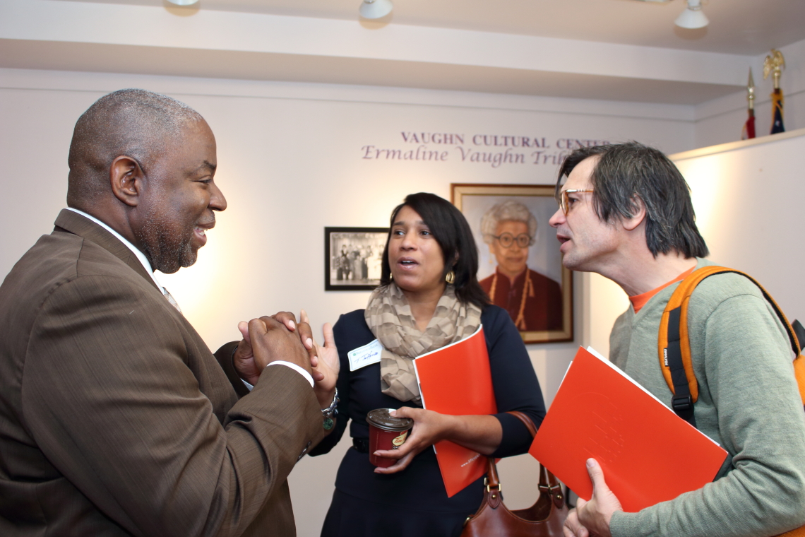 Photo from the "Coffee and Credit" session for small business owners with Comptroller Darlene Green and Reliance Bank, held May 2, 2017 at the Urban League of Metropolitan St. Louis.