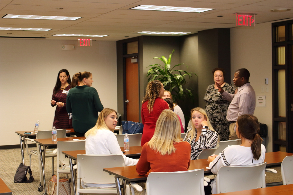 Photo from Comptroller Darlene Green's talk with the CBRE Women's Network on September 27, 2017