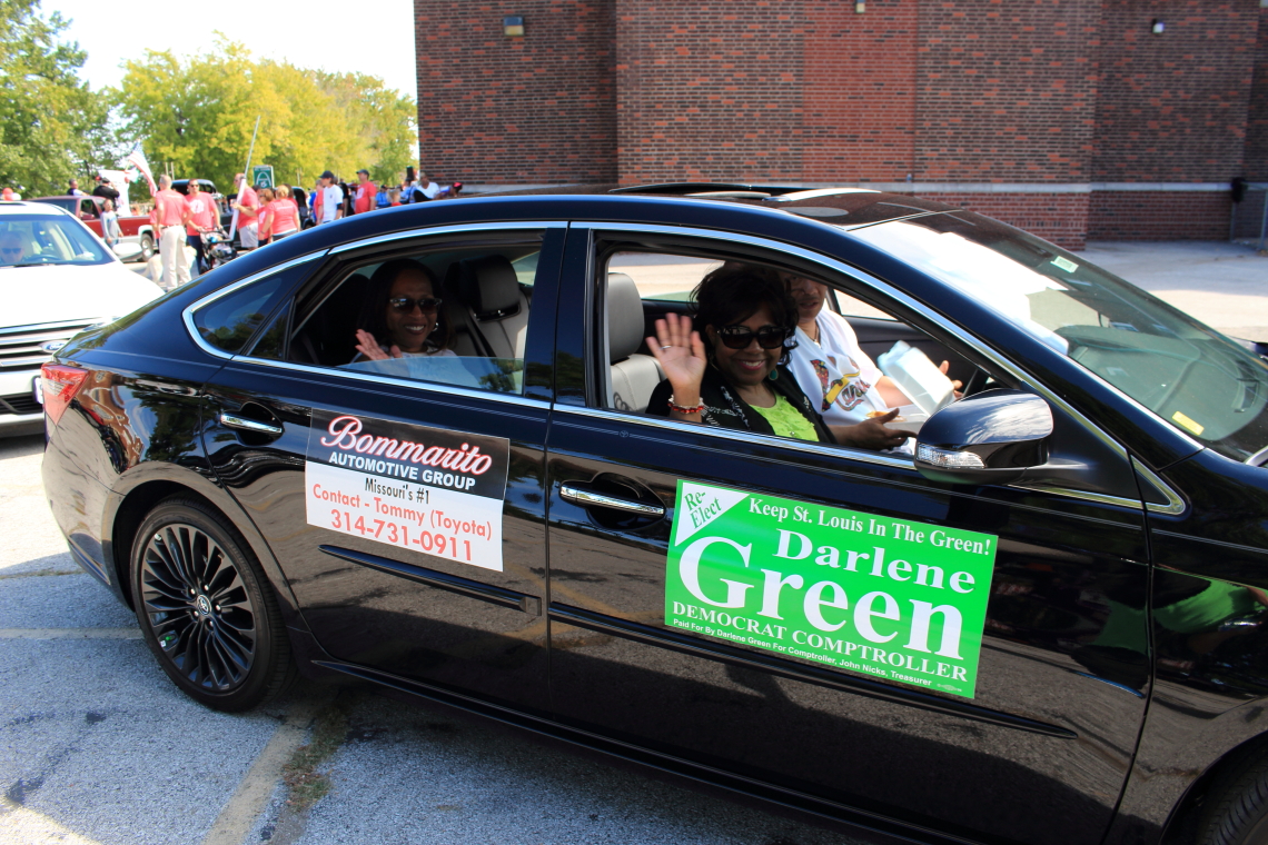 Photo from Comptroller Darlene Green's participation in the 2017 Columbus Day Parade.
