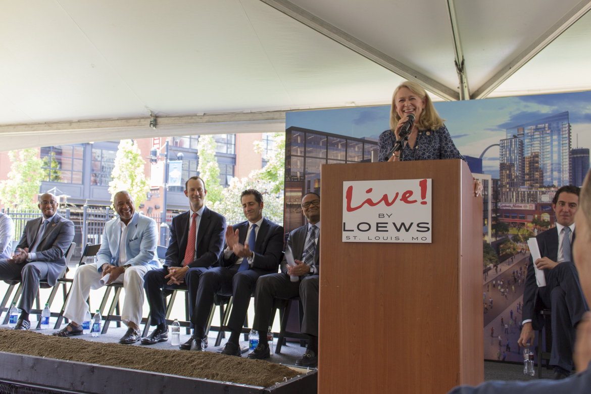 Ballpark Village Phase II groundbreaking ceremony.