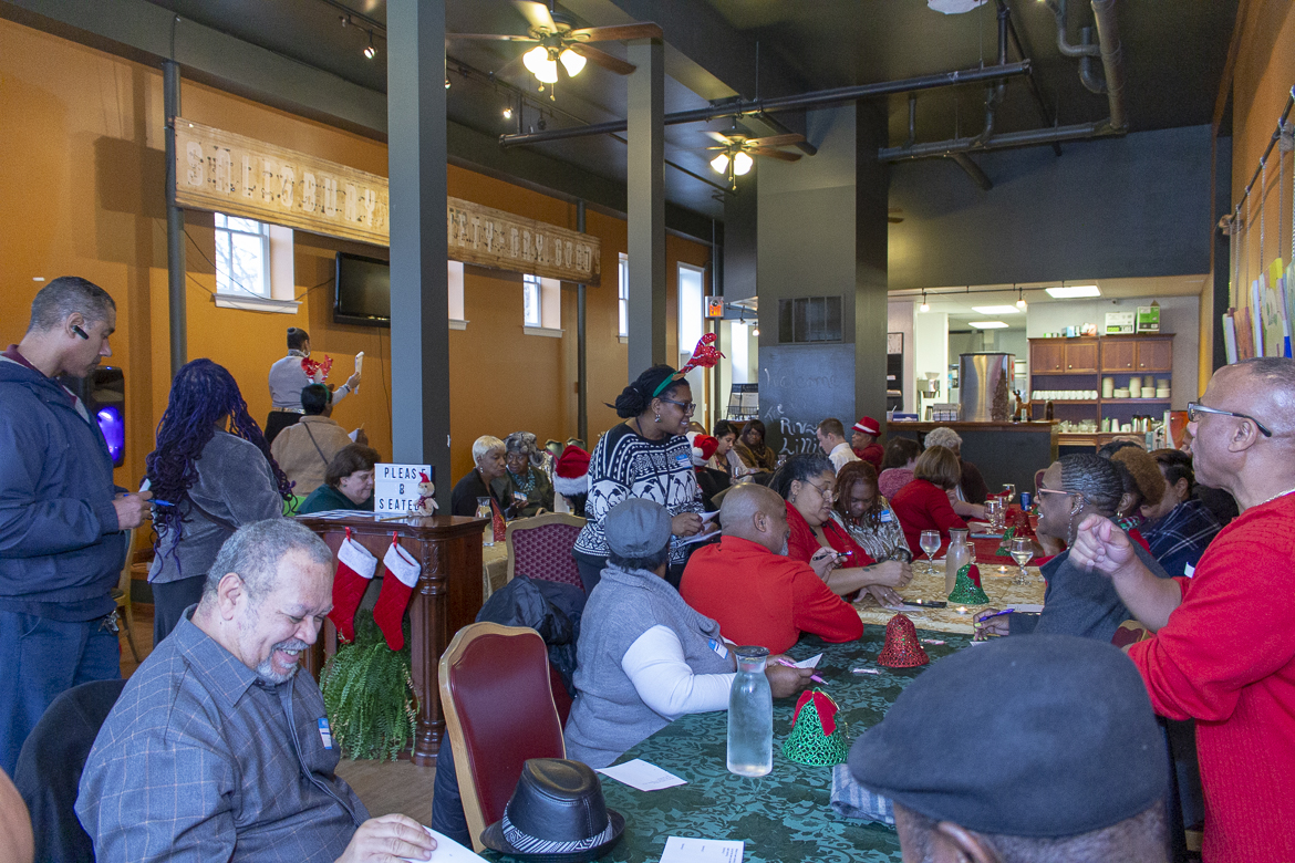 Photo from the December 2018 Comptroller's Office holiday party.