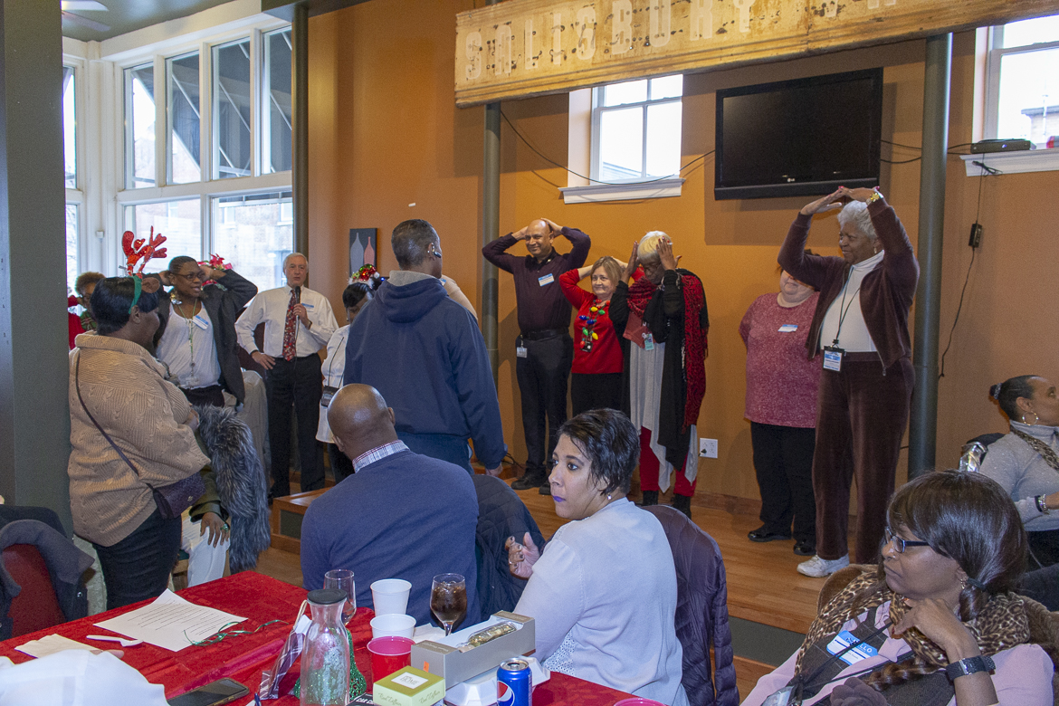 Photo from the December 2018 Comptroller's Office holiday party.