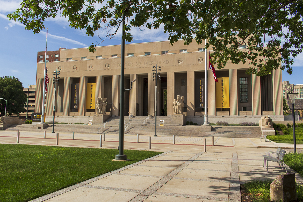 Photo from the August 7, 2019 LEED Gold certification ceremony at Soldiers' Memorial, City of St. Louis.