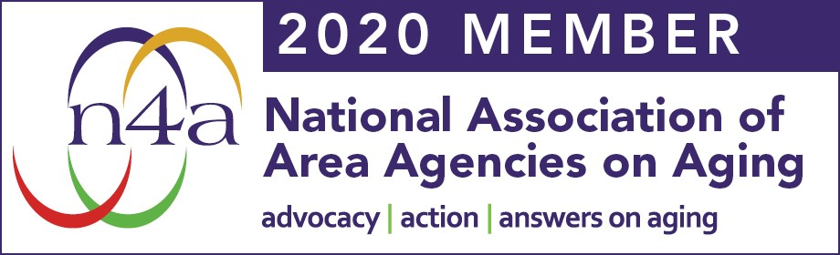 2020 Member Badge for the National Association of Area Agencies on Aging