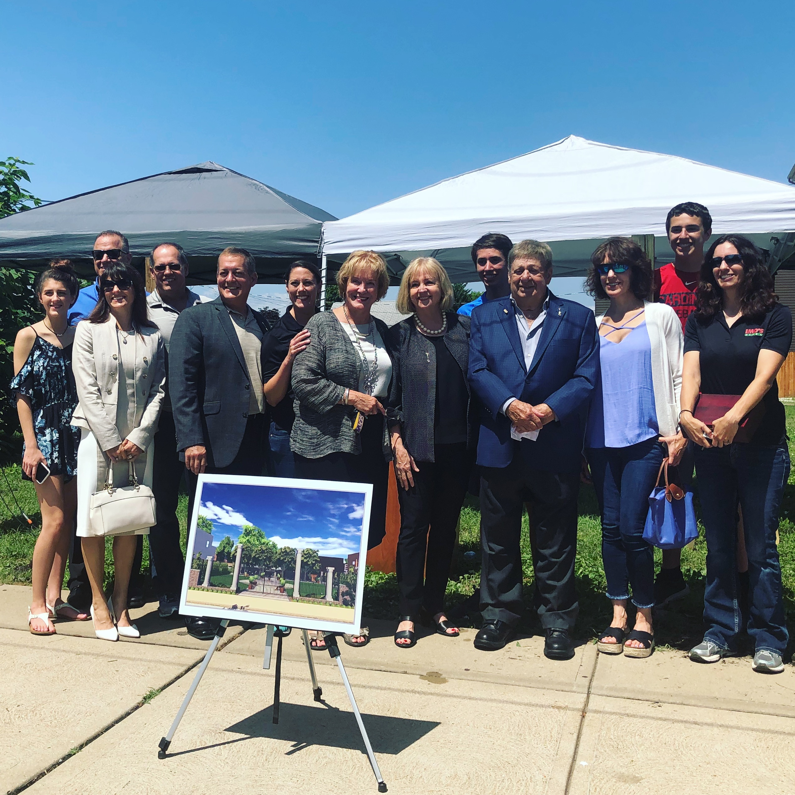 Mayor Krewson joins Imo family and local leaders for the groundbreaking of Piazza Imo