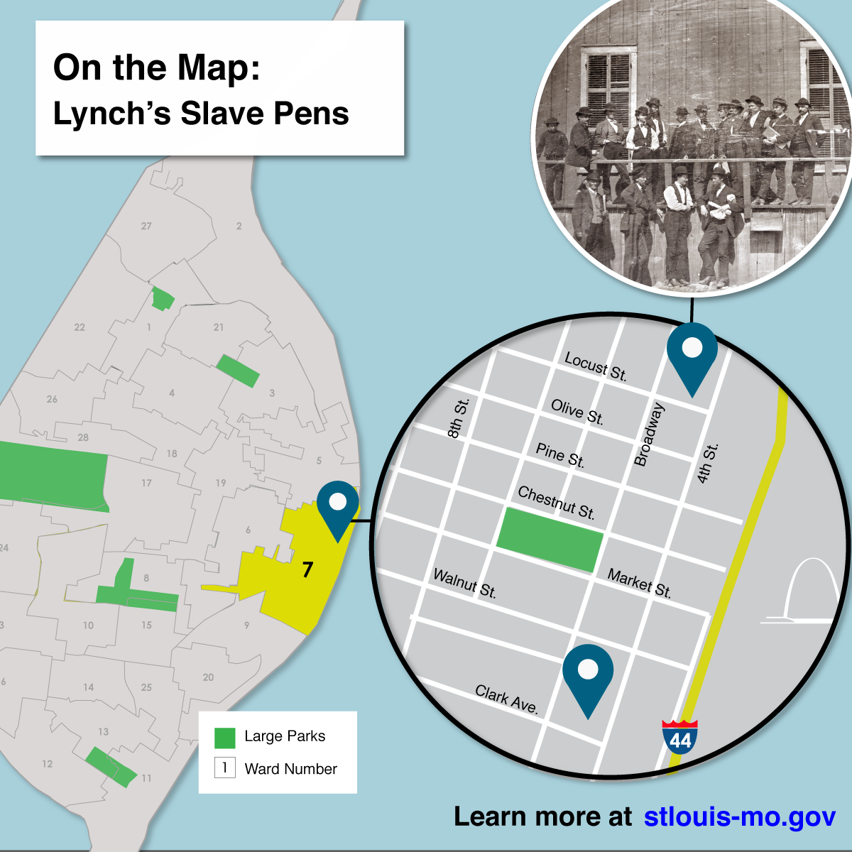 Lynch slave pen map