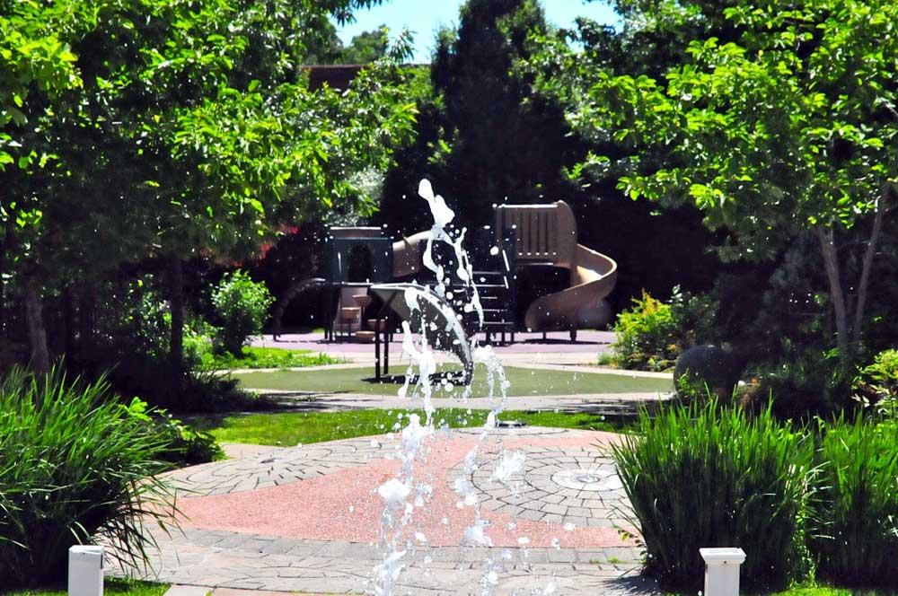 Samuel Kennedy Park fountain and playground