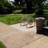 Park bench at Aboussie Park