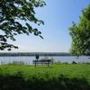 Bench overlooking Mississippi River