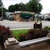 Berra park with view of restuarants