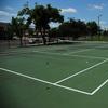 Tennis courts in Chambers Park