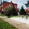 Bike racks in Cherokee Park