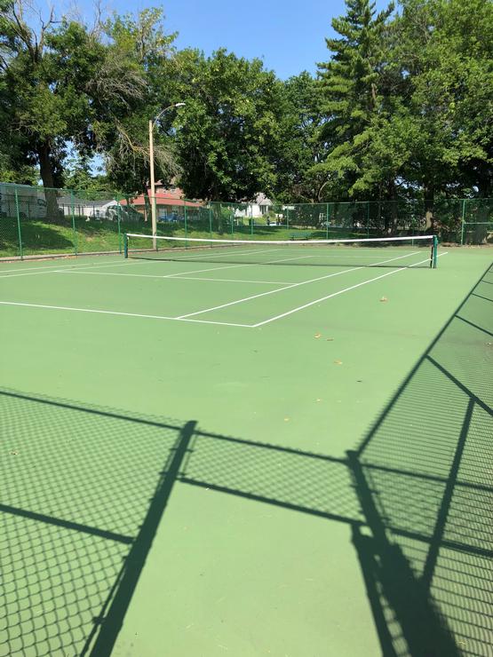 Tennis Courts Gregory J Carter Park Amenities City of St Louis Parks