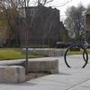 Bike racks in Fourteenth Street Mall