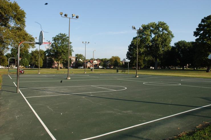 Basketball Courts Fairground Park Amenities City Of St Louis