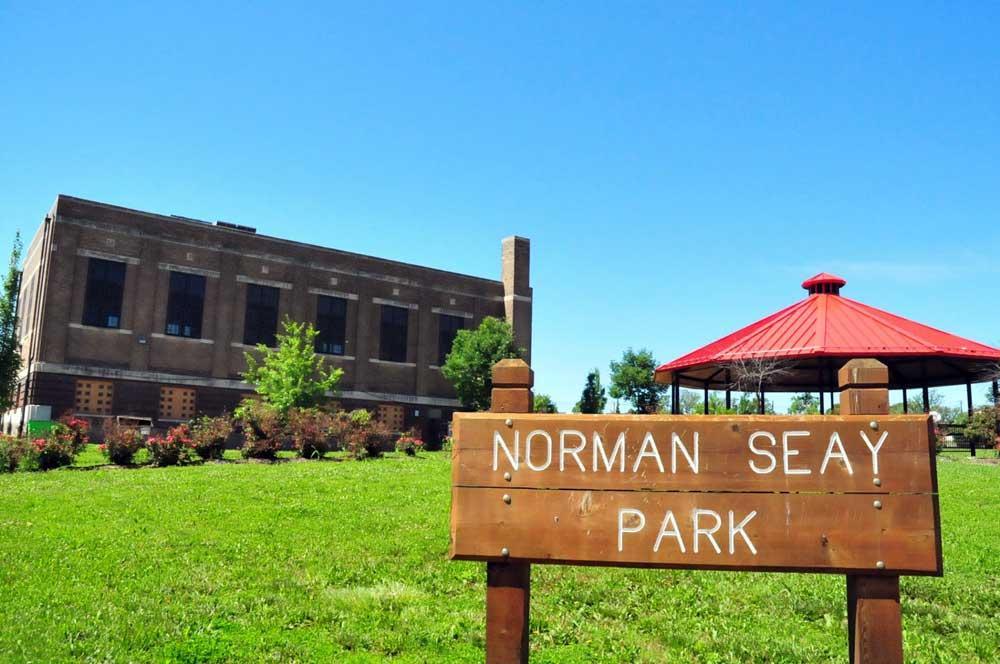 Norman Seay Park sign