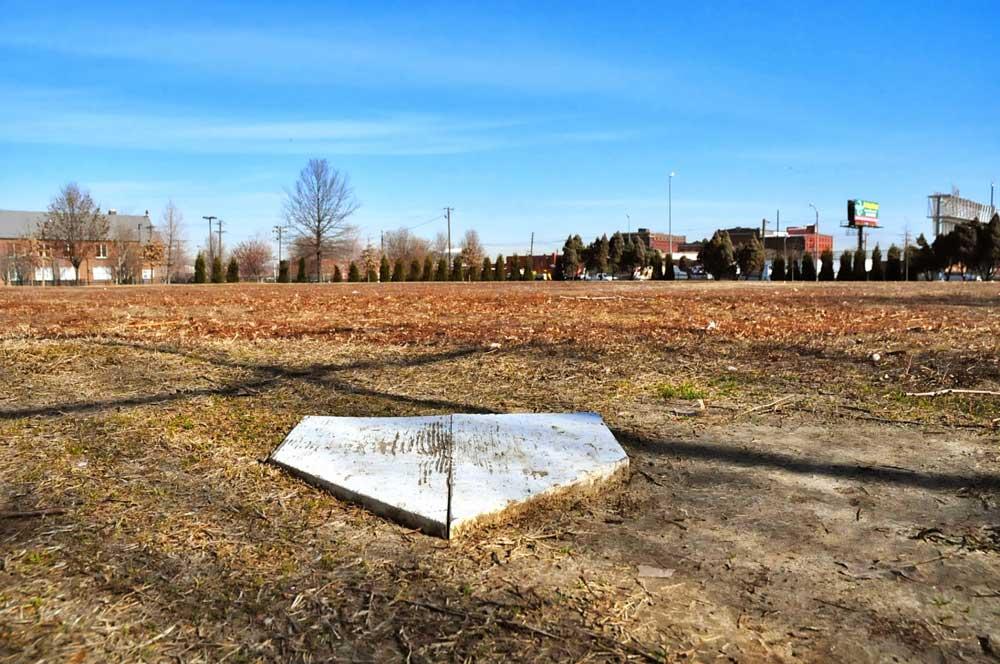 Jackson Park baseball field home plate