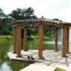 Boat house lake gazebo