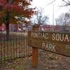 Pontiac Square Park sign