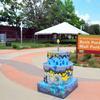 Ruth Porter Mall sign and STL 250 birthday cake