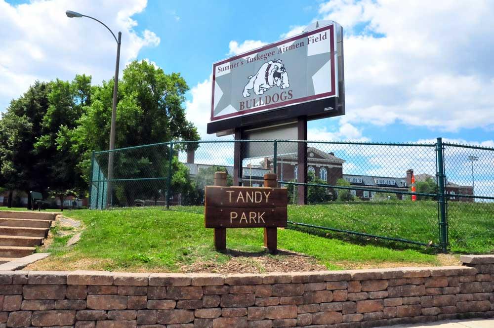 Tandy Park sign