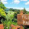 Tilles Park entrance sign