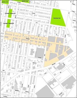 Cherokee Lemp Brewery Local Historic District Map