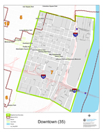 Downtown Neighborhood Map