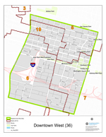 St Louis Zip Code Downtown Downtown West Neighborhood Map