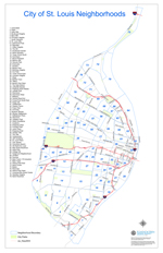 st louis neighborhood map Citywide Neighborhood Map st louis neighborhood map